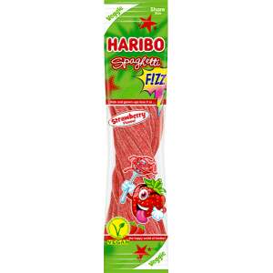 Haribo Spaghetti Strawberry Sour Fizz 200g - Haribo