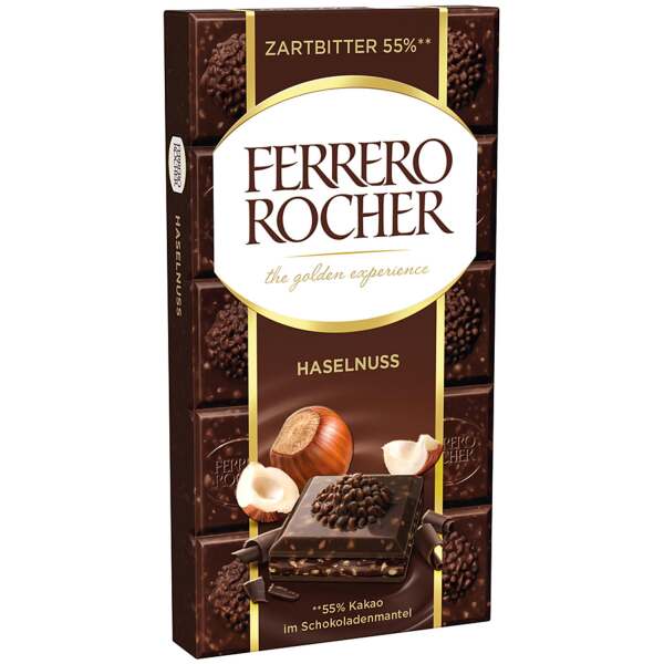 Ferrero Rocher Tafel Zartbitter 90g - Ferrero