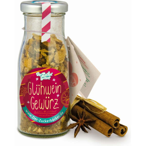 Glühweingewürz Glasflasche