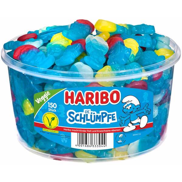 Haribo die Schlümpfe Veggie 150 Stück