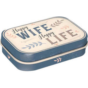 Nostalgic Art - Happy Wife Happy Life Mint Box 15g - Nostalgic Art