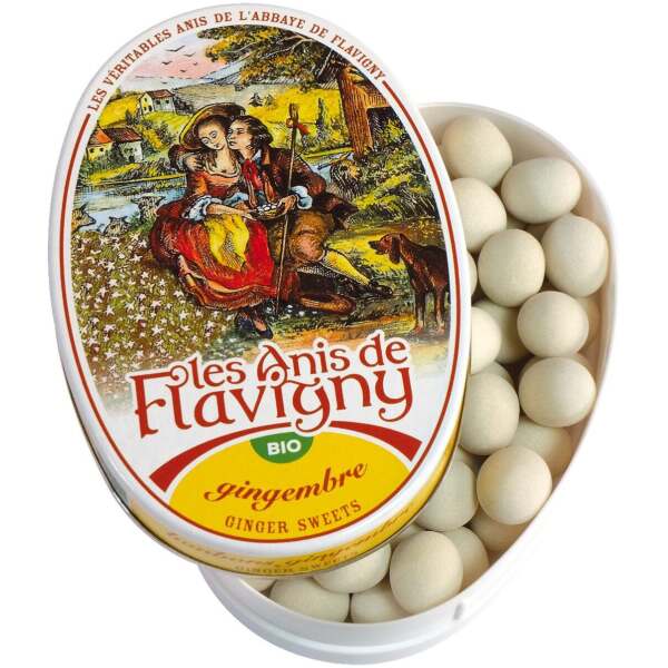 Les Anis de Flavigny Bonbons Anis - Ingwer 50g - Les Anis de Flavigny