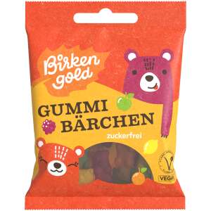 Birkengold Gummibärchen Zuckerfrei & Vegan 50g - Birkengold