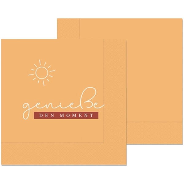 Servietten Geniesse den Moment 20 Stück