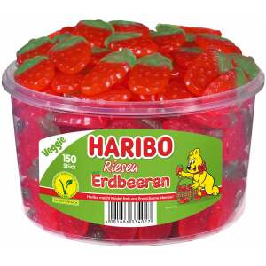 Haribo Riesen Erdbeeren Veggie 150 Stück - Haribo