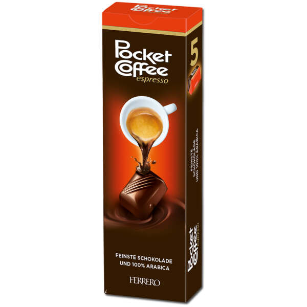 Pocket Coffee Espresso 62.5g - Ferrero