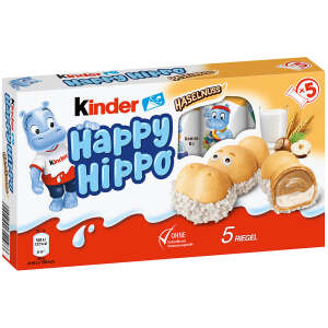 Ferrero Kinder Happy Hippo Haselnuss 5er 103.5g - Kinder