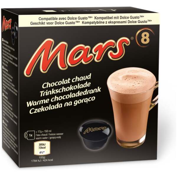 Mars Trinkschokolade Dolce Gusto Kapseln 8x17g - Dolce Gusto