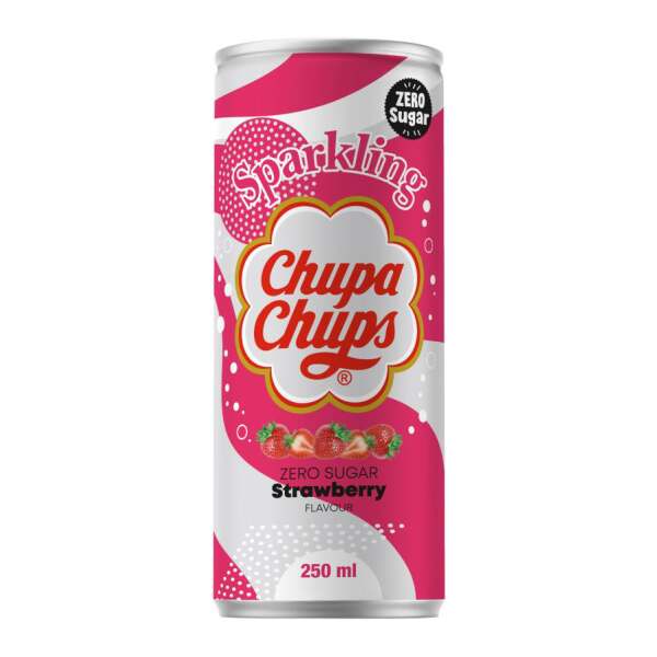 Chupa Chups ZERO Strawberry Dose 250ml - Chupa Chups