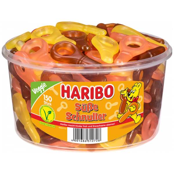 Haribo Süsse Schnuller Veggie 150 Stück - Haribo