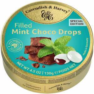 Cavendish & Harvey Filled Mint Choco Drops 130g - Cavendish & Harvey