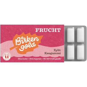 Birkengold Kaugummi Frucht Xylit 17g - Birkengold