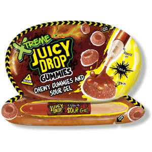 Juicy Drop Gummies Xtreme Cola 57g - Bazooka