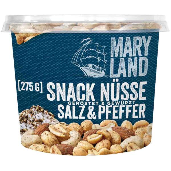 Maryland Snack Nüsse Salz & Pfeffer 275g - Maryland