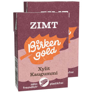 Xylit Kaugummi Zimt Natur-Kaumasse 28g - Birkengold