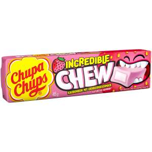Chupa Chups Incredible Chew Erdbeere 45g - Chupa Chups