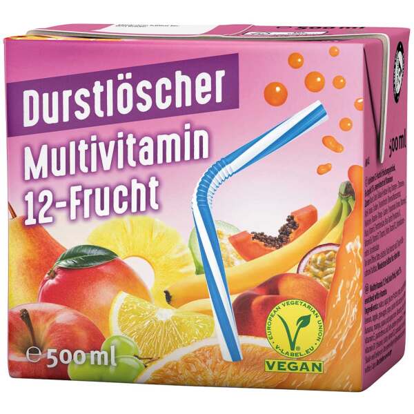 Durstlöscher Multivitamin 12-Frucht 500ml - Durstlöscher