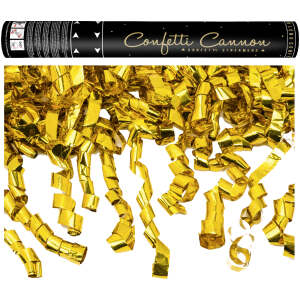 Konfettikanone metallic gold 40cm - Sweets