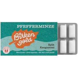 Kaugummi Pfefferminze Xylit 17g - Birkengold