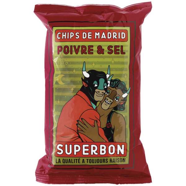 Superbon Chips Salz & Pfeffer 135g - Superbon