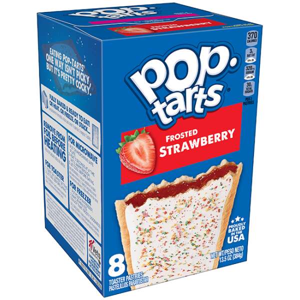 Kelloggs Pop Tarts Frosted Strawberry 384g