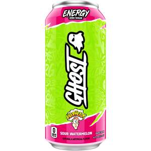 Ghost Energy Watermelon Sour Warheads 473ml - Ghost Energy Drinks