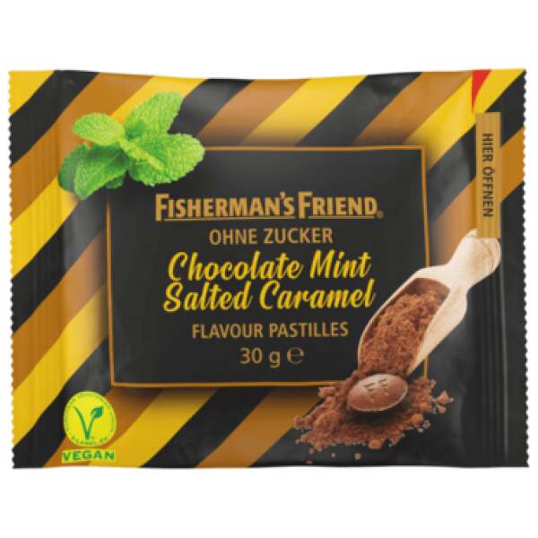 Fisherman's Friend Chocolate Mint Salted Caramel 30g - Fisherman's Friend