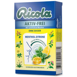 Ricola Aktiv-Frei Menthol-Zitrone 50g - Ricola