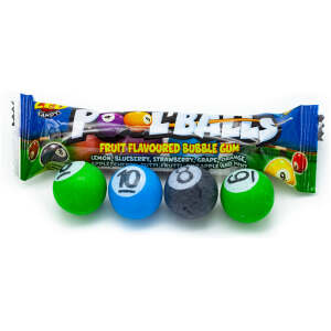 ZED Candy Pool Balls Fruit Bubble Gum 18.6g - ZED Candy