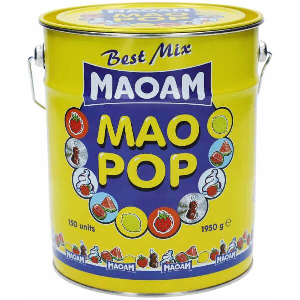 Maoam Mao Pop Best Mix Eimer 150 Stück - Maoam