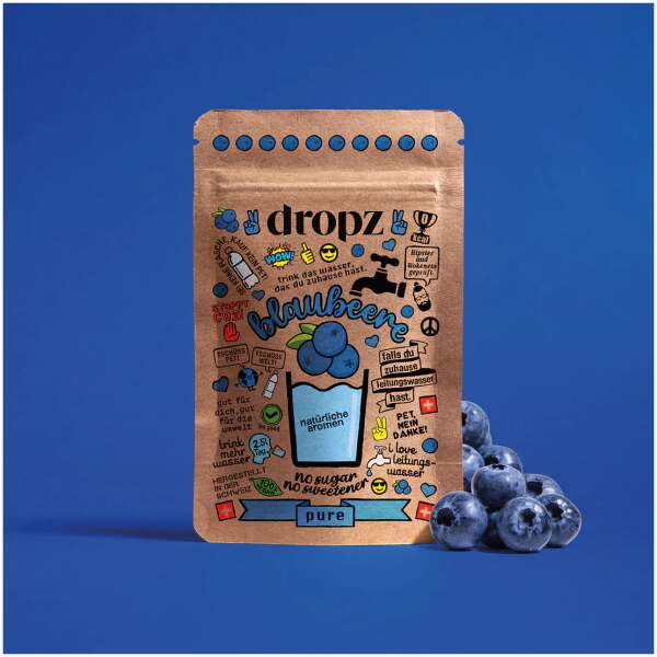 dropz Pure Blaubeere - dropz