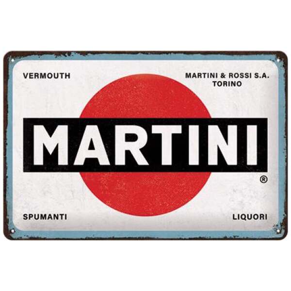 Nostalgic Art - Martini Schild Retro - Nostalgic Art