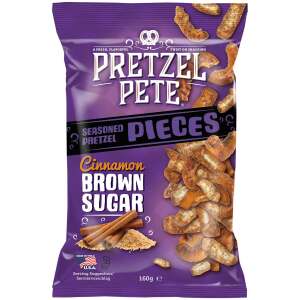 Pretzel Pete Pieces Cinnamon & Brown Sugar 160g - Pretzel Pete