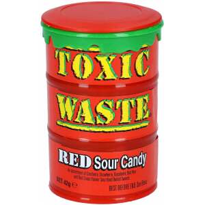 Toxic Waste Red Sour Candy Drum 42g - Toxic Waste