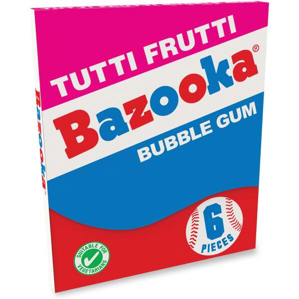 Image of Bazooka Bubblegum Wallet Tutti Frutti 33g bei Sweets.ch