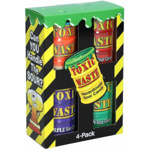 Toxic Waste Assorted Drum 4x42g - Toxic Waste