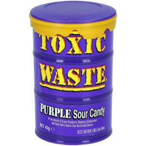 Toxic Waste Purple Sour Candy 42g - Toxic Waste