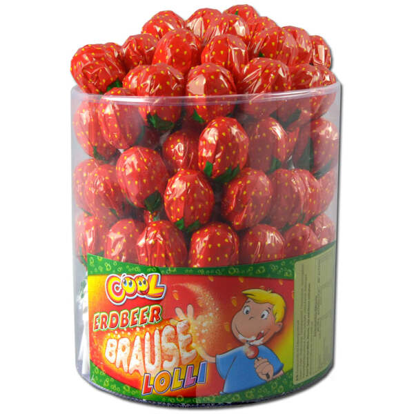 Cool Erdbeer Brause Look-O-Looklies Dose à 100 Stk. - Cool