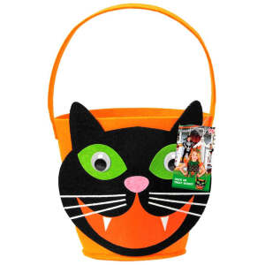 Halloween Tasche Katze orange - Sweets