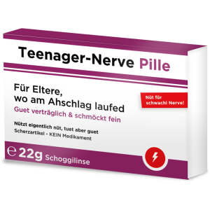 Scherztabletten Teenager-Nerve-Pille - Sweets