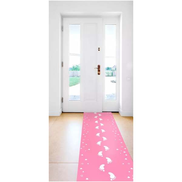 Teppich Läufer Geburt rosa 250x50cm - Sweets