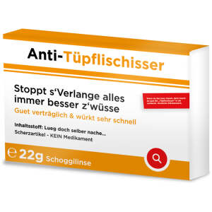 Scherztabletten Anti Tüpflischisser-Pille - Sweets
