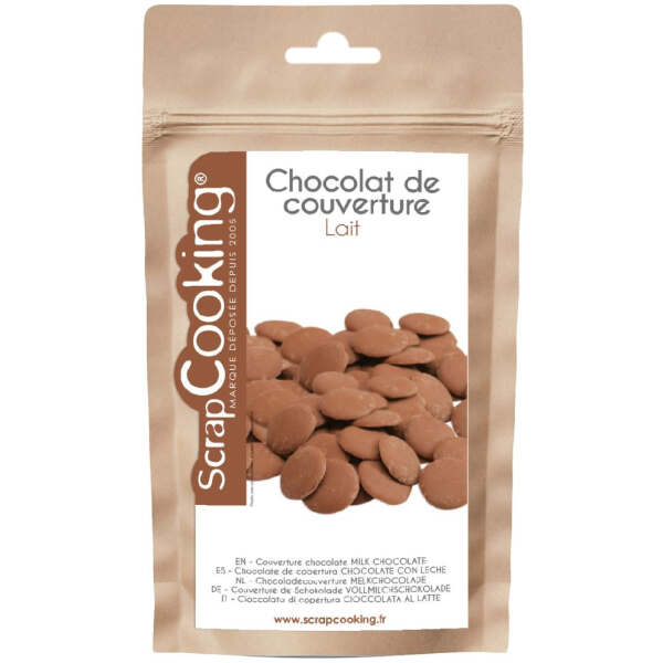 ScrapCooking Schokoladenkuvertüre Milch 190g