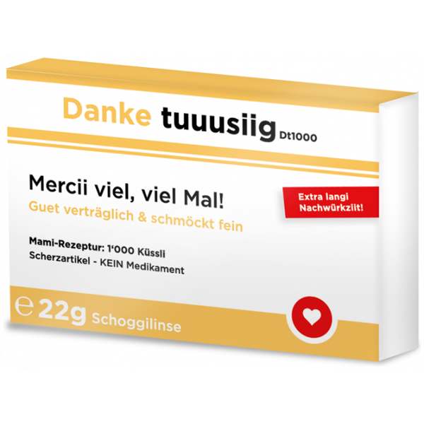 Scherztabletten Danke tuuusiig-Pille 22g
