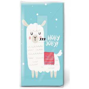 Lama Holly Jolly Taschentücher - Sweets