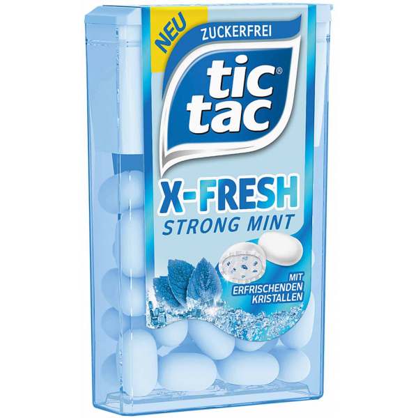 tic tac X-Fresh strong mint 16.4g - tic tac
