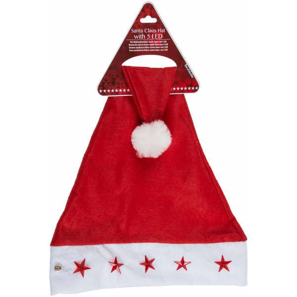 Weihnachtsmütze blinkend