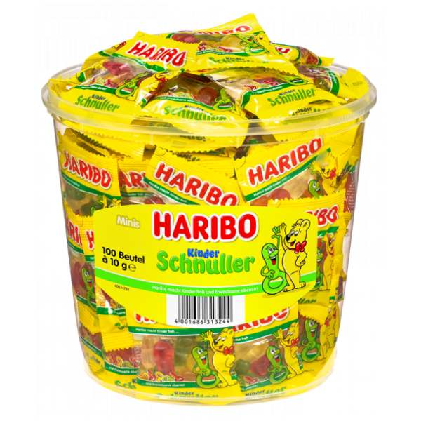 Haribo Kinder Schnuller Minis 100x10g - Haribo
