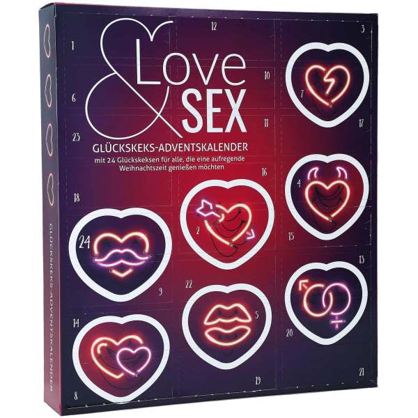 Glückskeks Adventskalender Love & Sex - Sweets