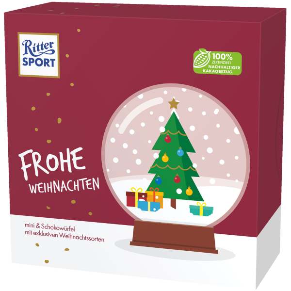 Ritter Sport Frohe Weihnachten Geschenk 187g - Ritter Sport